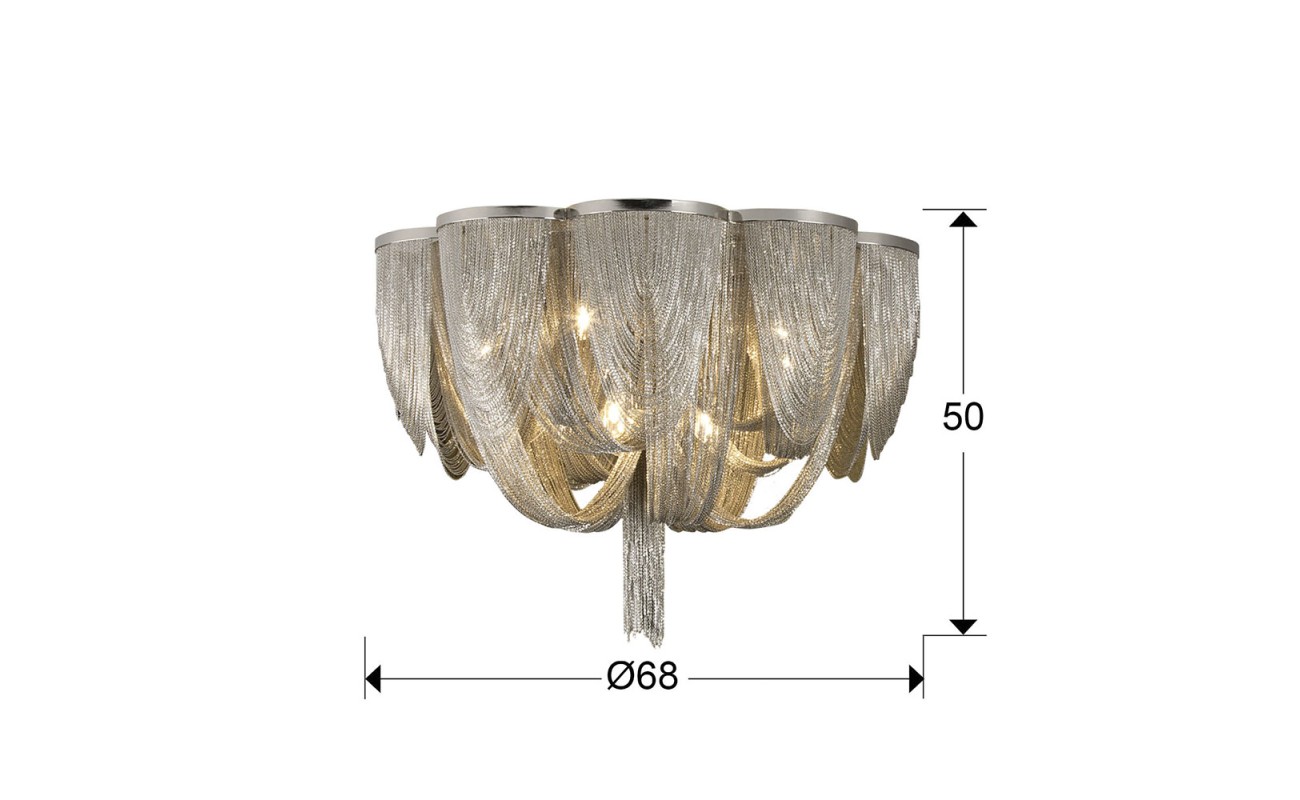 PLAFON ·MINERVA· 10L DIMABLE