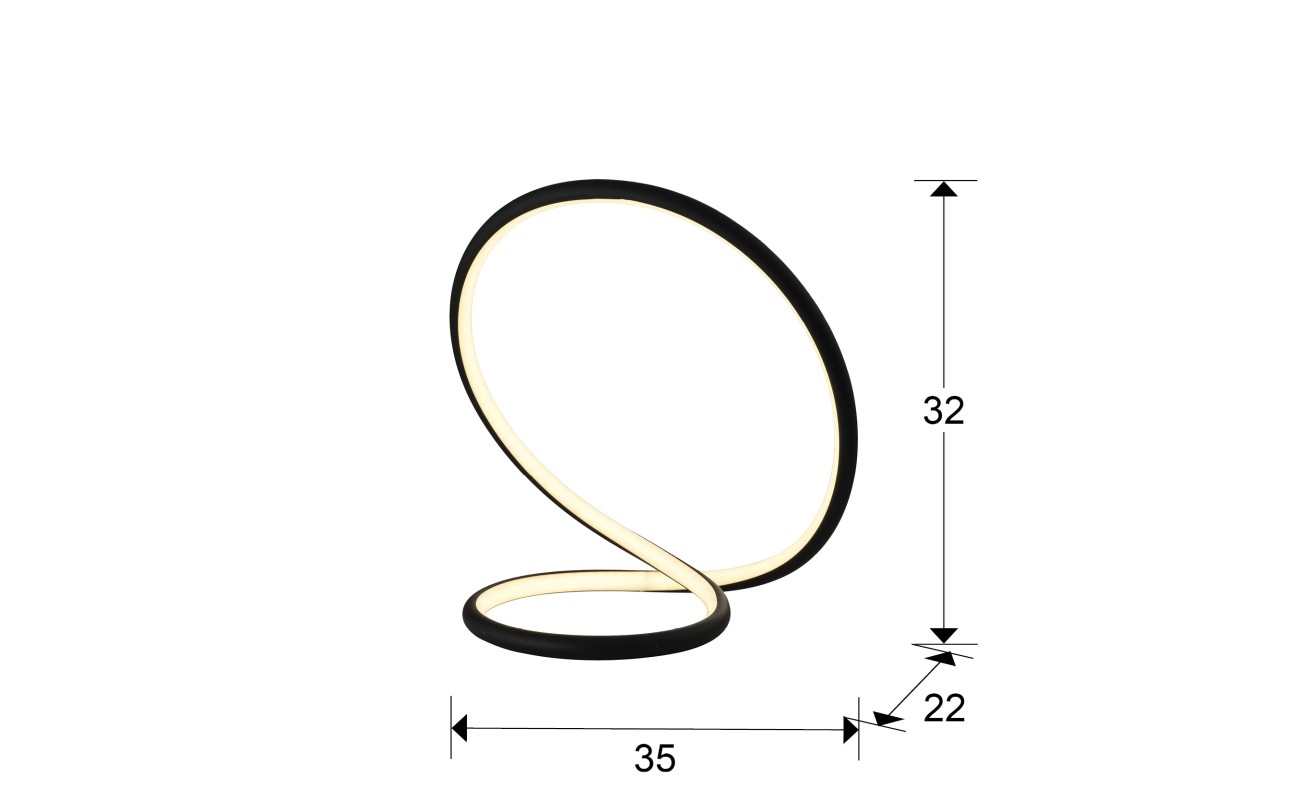 INFINITO -SOBREMESA NEGRO