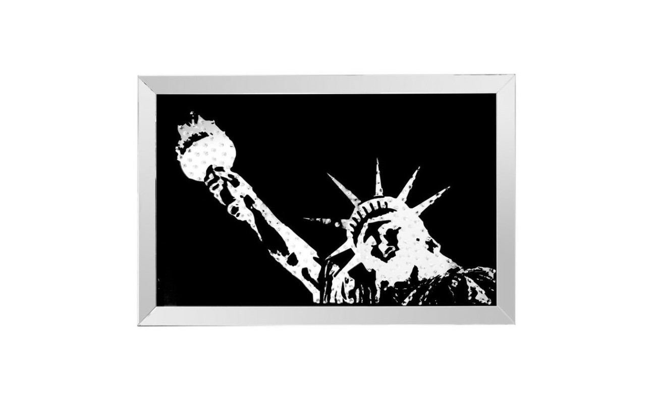Cuadro Espejo New York Estatua de la Libertad.