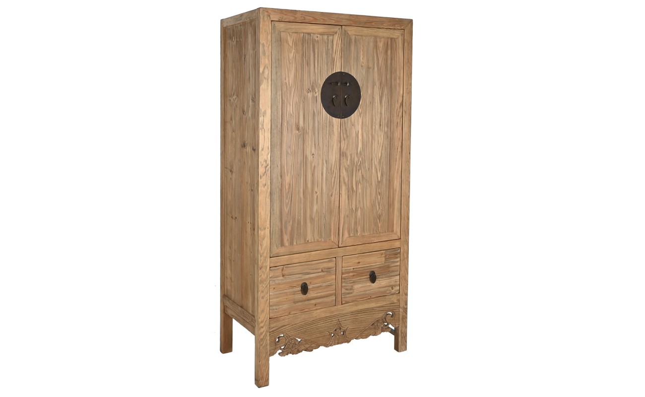 ARMARIO ABETO 88X52X180 67,00 TALLADO NATURAL