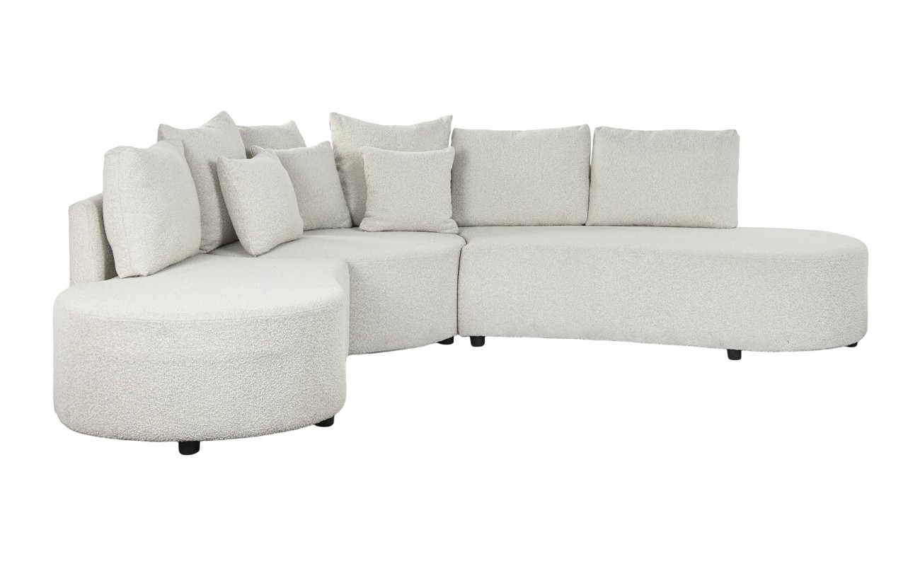 SOFA POLIESTER MADERA 250X241X66 MODULAR
