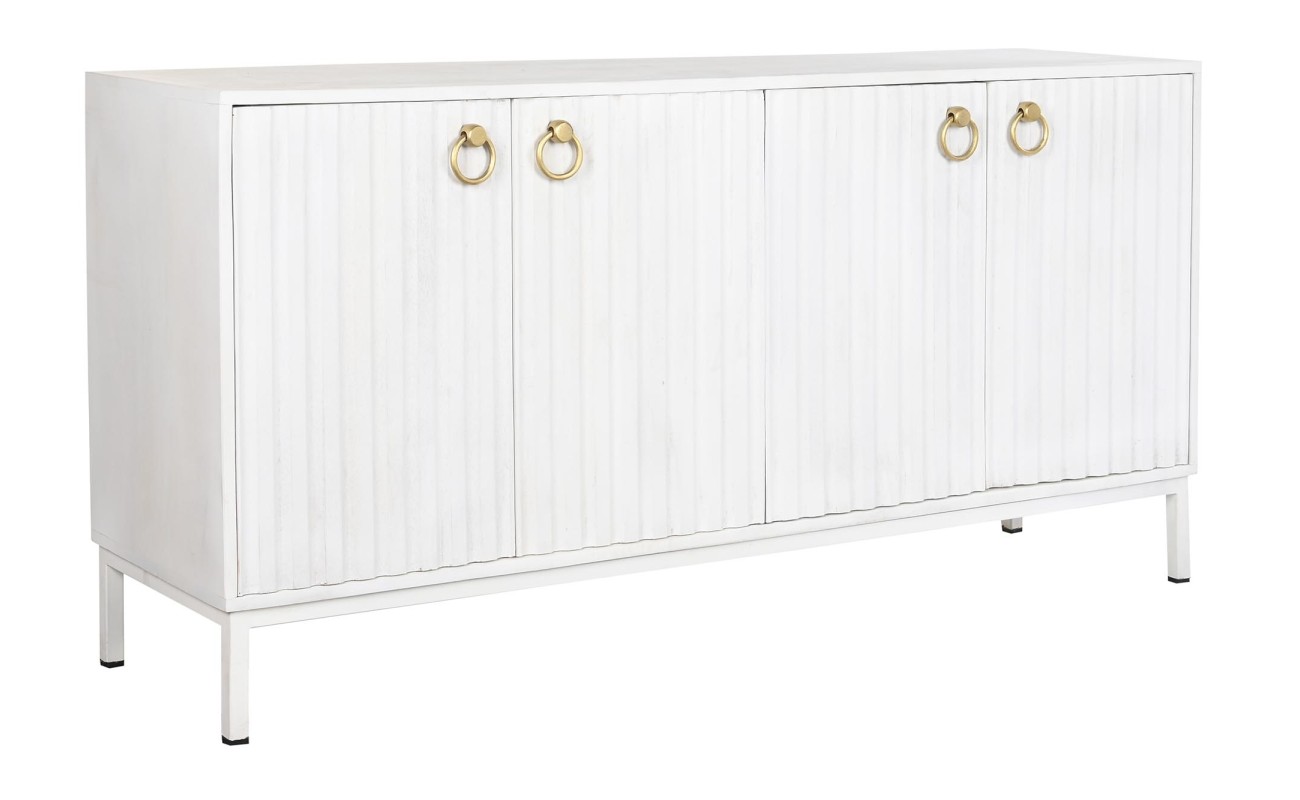 BUFFET MANGO METAL 152X40X77 BLANCO