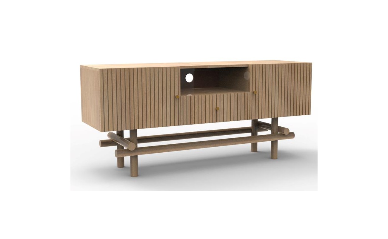 MUEBLE TV MANGO 145X42X60 NATURAL