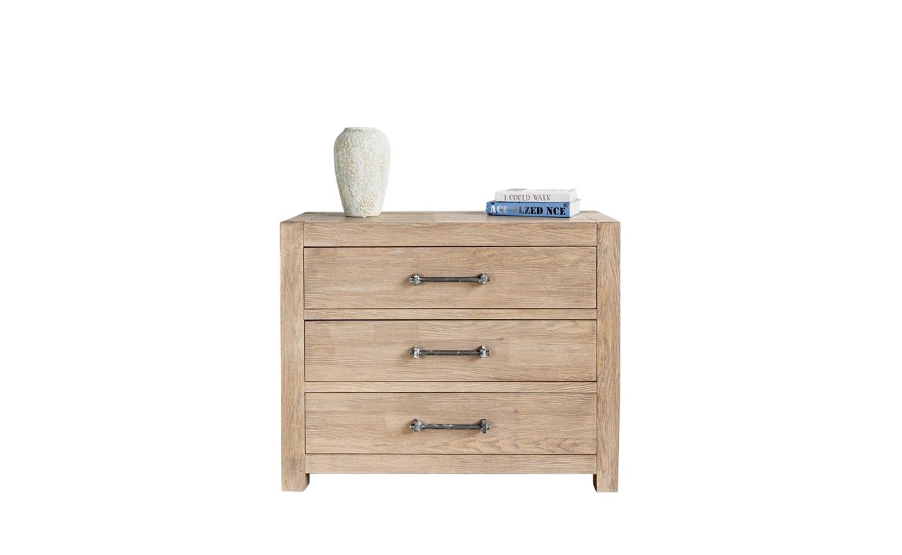 COMODA MADERA DE HEVEA 100X40X88