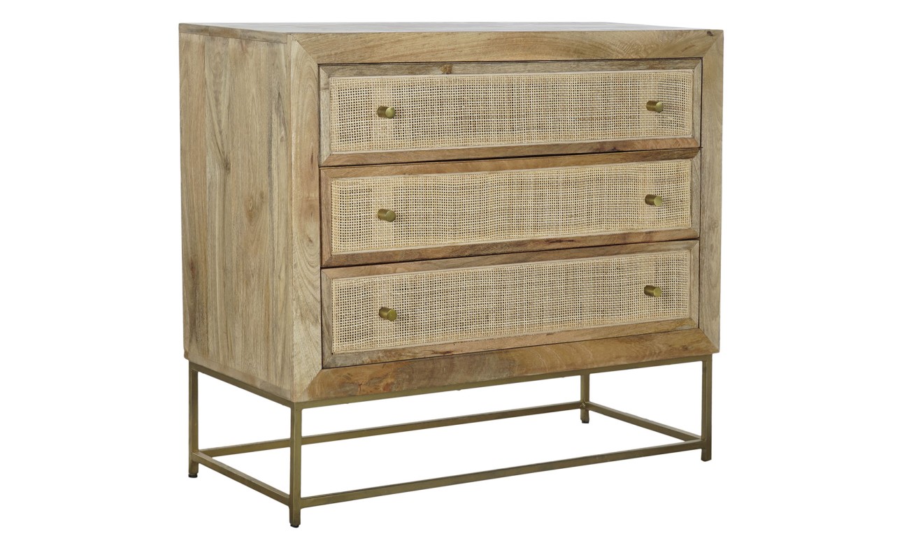 COMODA MANGO RATAN 90X40X81 32,70 NATURAL