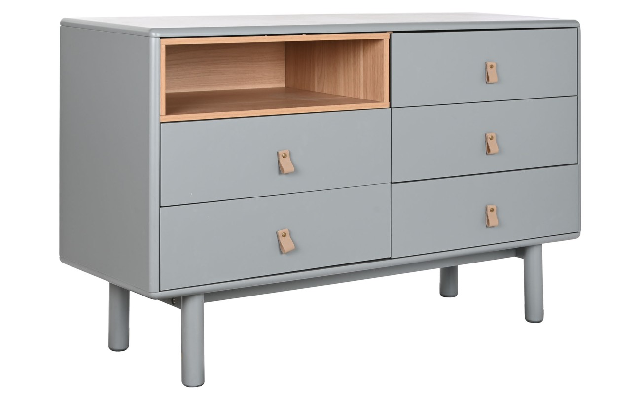 COMODA MDF PU 120X40X75 GRIS