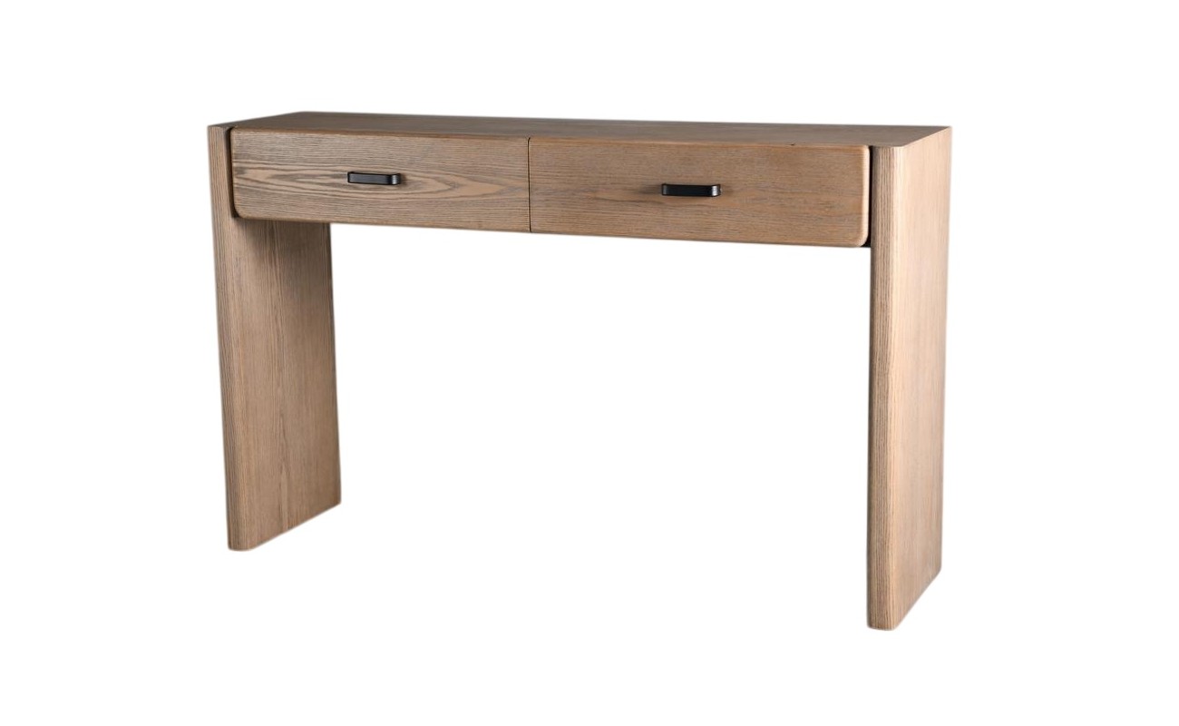 CONSOLA ABETO METAL 131X37X81