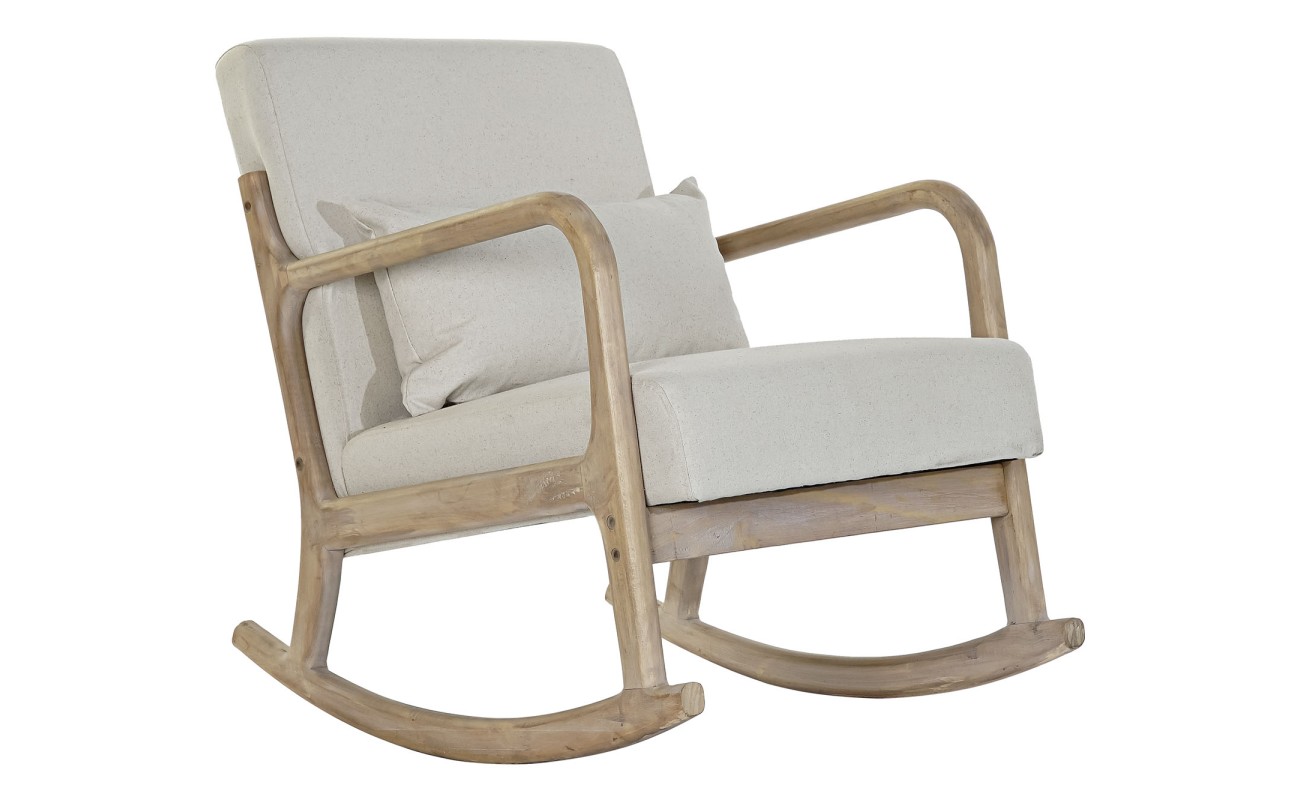 MECEDORA LINO RUBBERWOOD 66X85X81 BEIGE